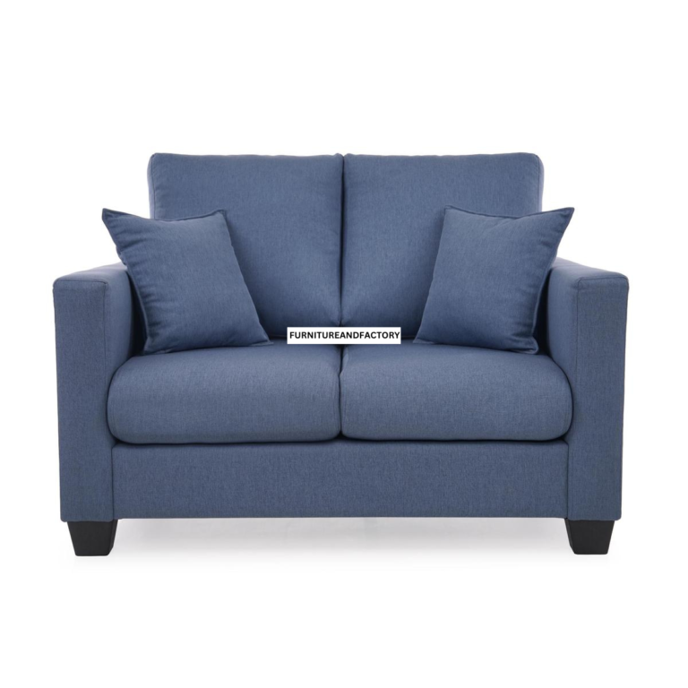 Palmer X Odyssey Edit Linen | 2 Seater Sofa in Turkish Blue